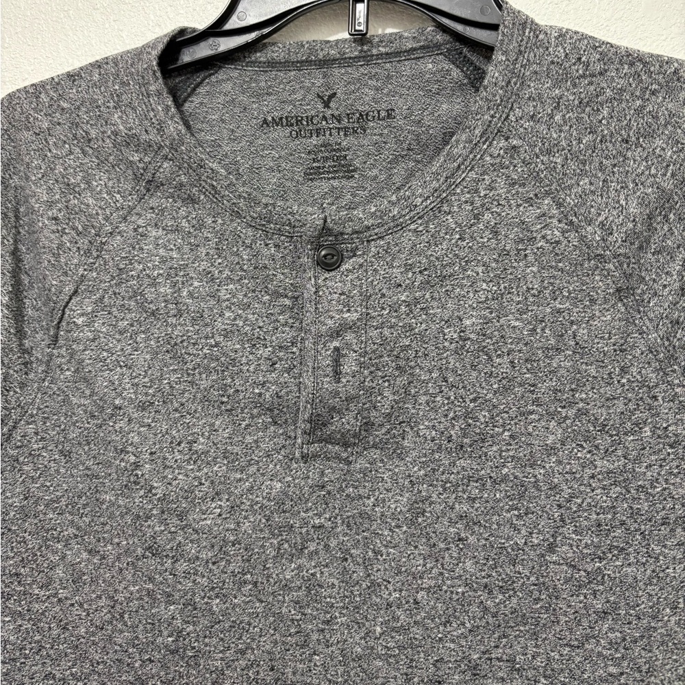 American Eagle Outfitters Solid Gray Lightweight … - image 2